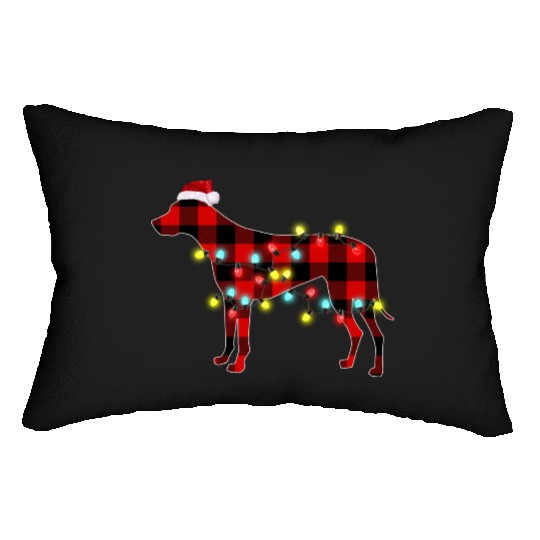 Rhodesian Ridgeback Christmas Dog Lover Pajamas Lumbar Pillows