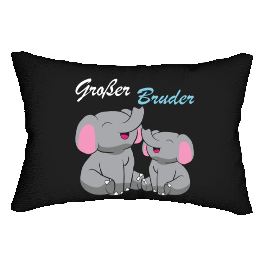 Elephant - Großer Bruder Lumbar Pillows