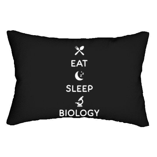 Eat Sleep Biology Lumbar Pillows
