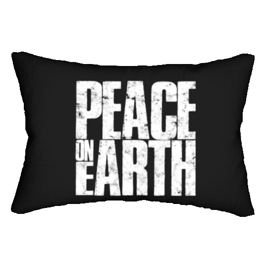 Peace on Earth - peace Lumbar Pillows