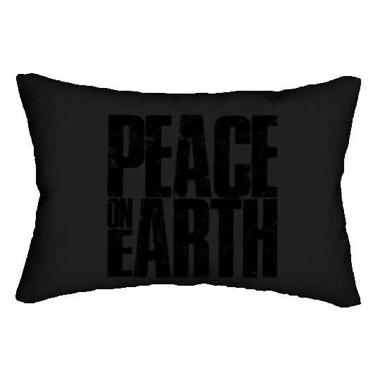 Peace on Earth - planet Lumbar Pillows