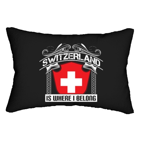 Switzerland Alps State Gift Idea Lumbar Pillows