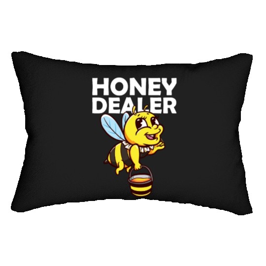 Honey Dealer Bee Honeycomb Farmer Beekeeper Beehiv Lumbar Pillows