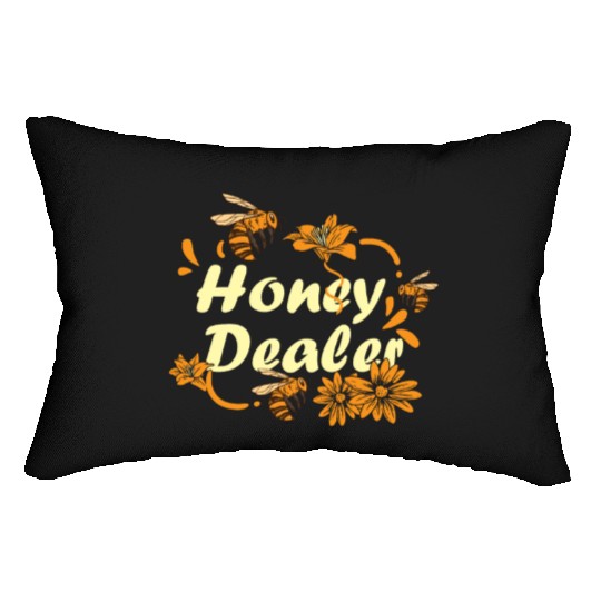Honey Dealer Bee Honeycomb Farmer Beekeeper Beehiv Lumbar Pillows