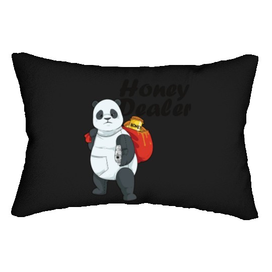 Honey Dealer Farmer Beekeeper Bees Panda Lumbar Pillows