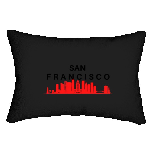 San Francisco pride Lumbar Pillows