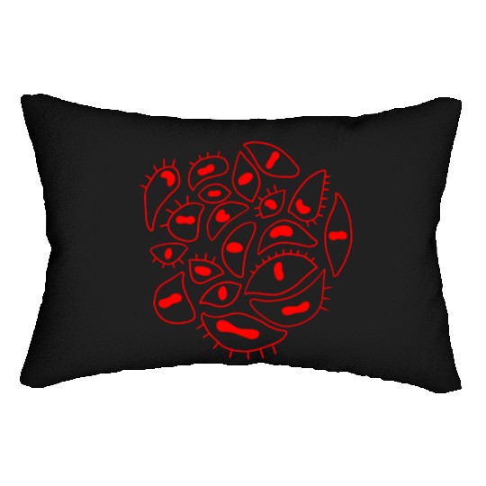 Eyes Red Classic Lumbar Pillows
