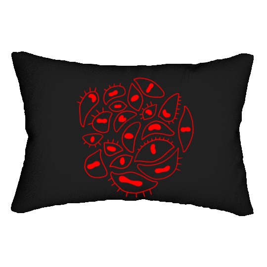 Eyes Red Classic Lumbar Pillows