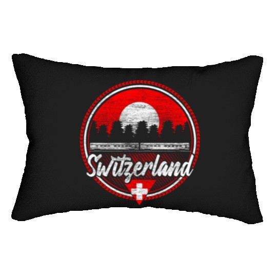 Switzerland Swiss Flag Gift Lumbar Pillows