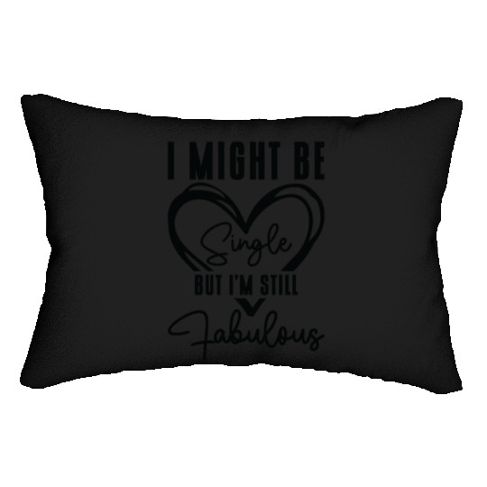 Single Status Fabulous Independent Single Quotes Lumbar Pillows
