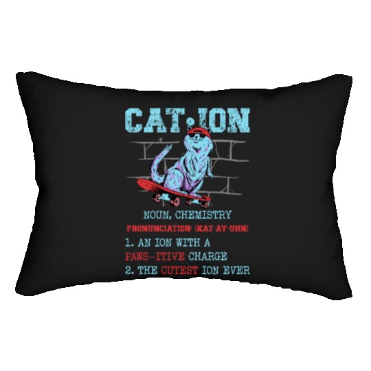 Cat Whisperer Science Lover Biology Teacher Kitten Lumbar Pillows