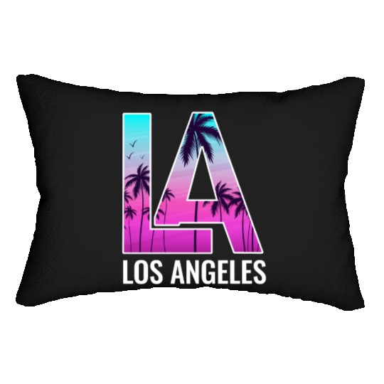 Los Angeles LA California Gift Lumbar Pillows