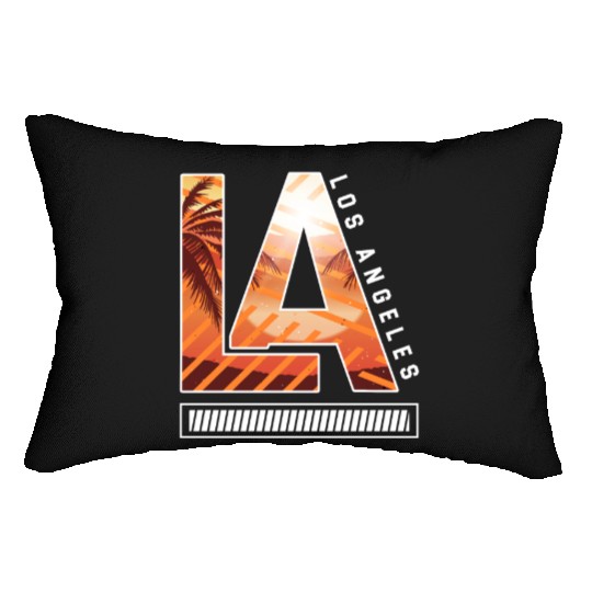 Los Angeles LA California Gift Lumbar Pillows