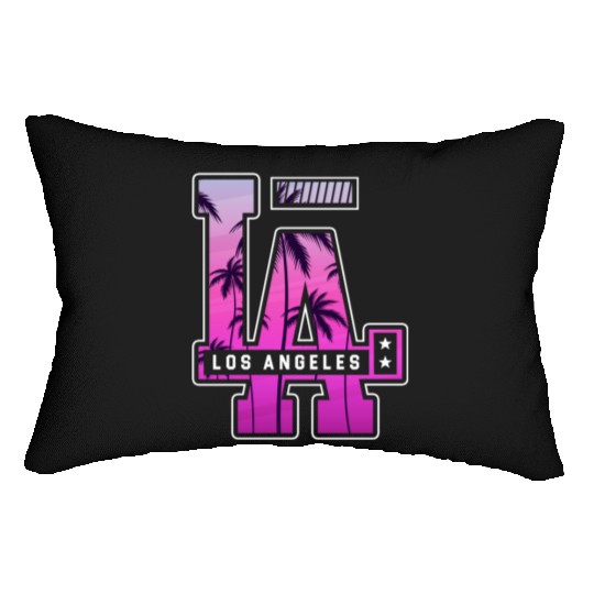 Los Angeles LA California Gift Lumbar Pillows