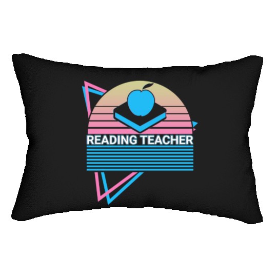 Reading Teacher Retro Lumbar Pillows