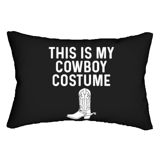 This Is My Cowboy Costume Country Western Lumbar Pillows