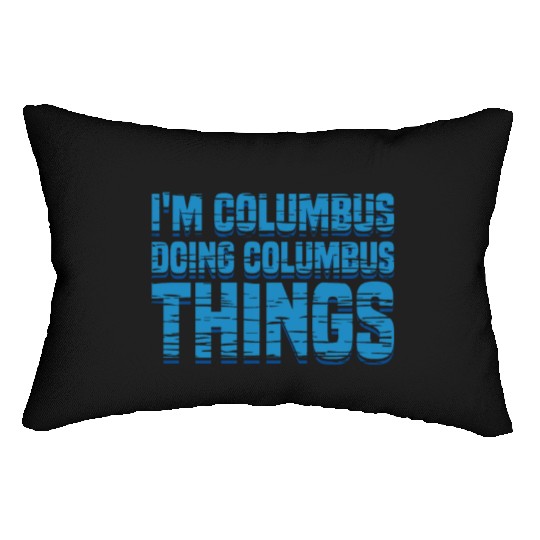 Columbus Day 1492 Lumbar Pillows