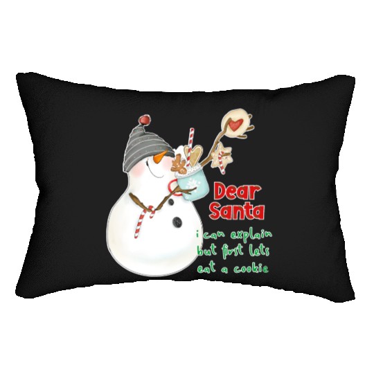 Dear Santa I can explain Lumbar Pillows