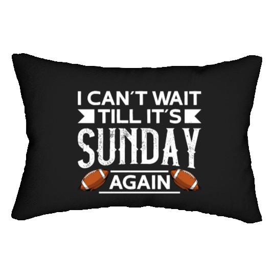 American Football Sunday Football Player Sport Fan Lumbar Pillows