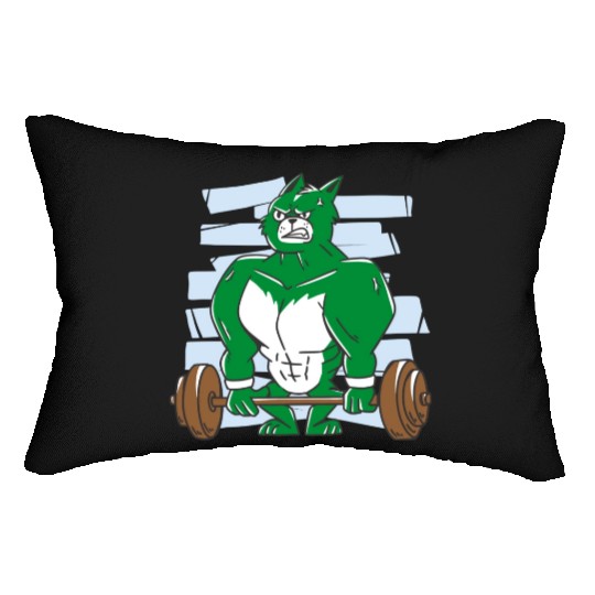 Pumping hulk. Gym Lumbar Pillows