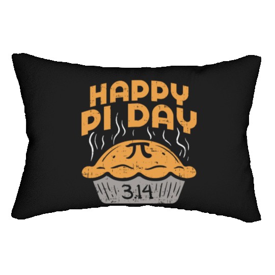 Happy Pi Day Pie 314 Math Geek Lumbar Pillows