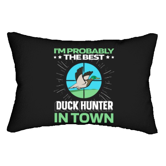 Duck Hunting Funny Lumbar Pillows