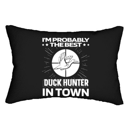 Duck Hunting Funny Lumbar Pillows