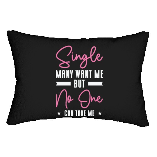 Single Relationship Solo Independent Single Quotes Lumbar Pillows