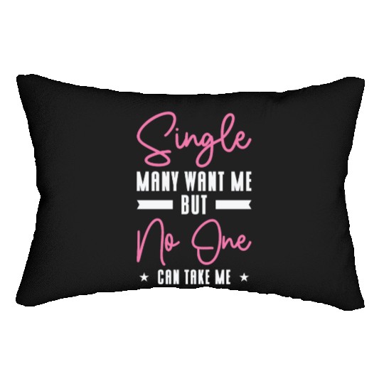 Single Relationship Solo Independent Single Quotes Lumbar Pillows