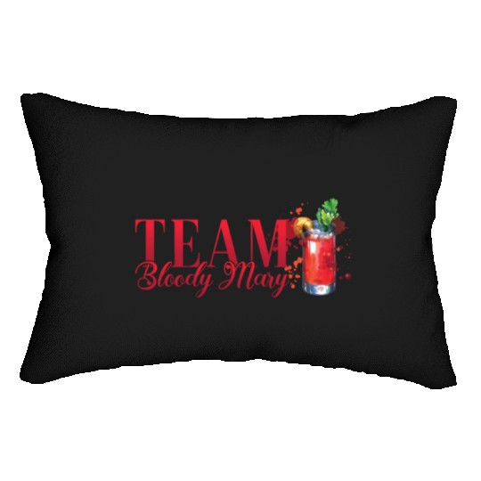 Team Bloody Mary Cocktail for Bartender Lumbar Pillows