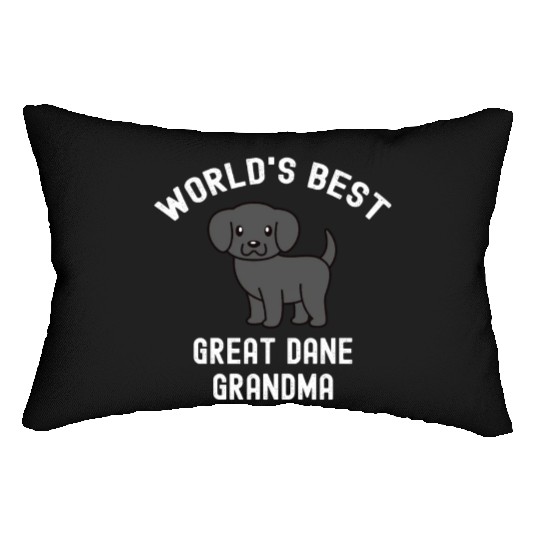 World's Best Great Dane Grandma Lumbar Pillows