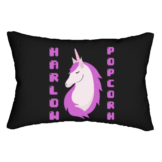 Harlow And Popcorn Merch Popcorn The Pony Lumbar Pillows