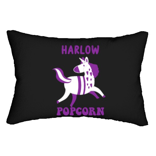 Harlow And Popcorn Merch Popcorn The Pony Lumbar Pillows