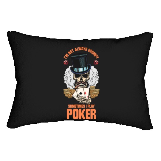 Poker Casino Poker Player Gambling Roulette Lumbar Pillows
