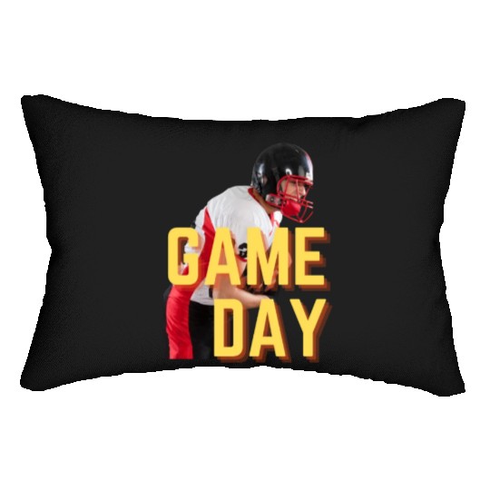 Game Day , Football Season , Football Graphic Lumbar Pillows