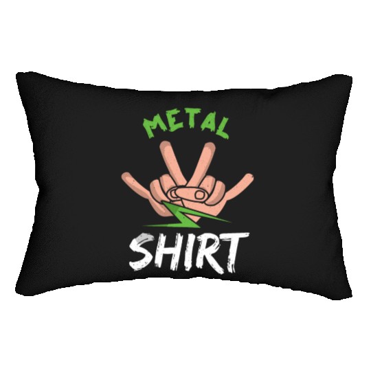 Rocker Sign Rock Hand Metal Lover Lumbar Pillows