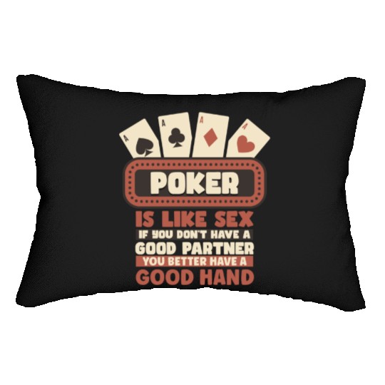 Poker Casino Poker Player Gambling Roulette Lumbar Pillows