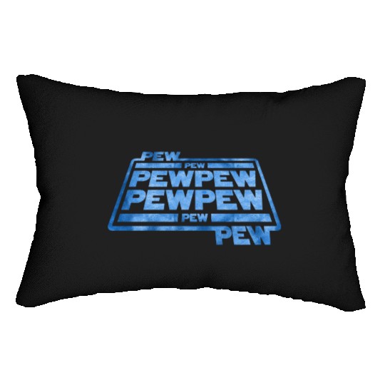 Pew Pew Pew Lumbar Pillows