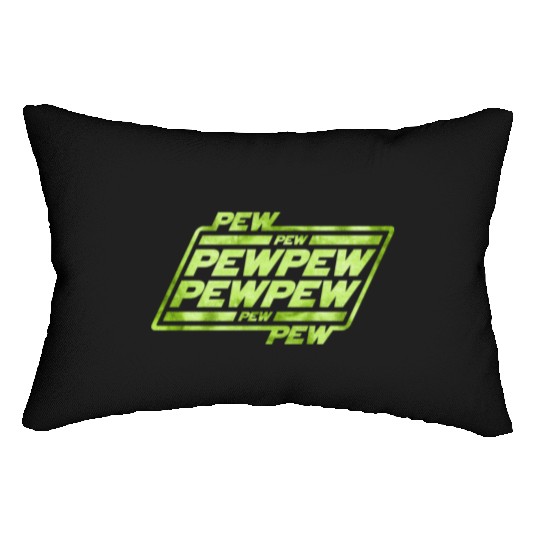 Pew Pew Pew Lumbar Pillows
