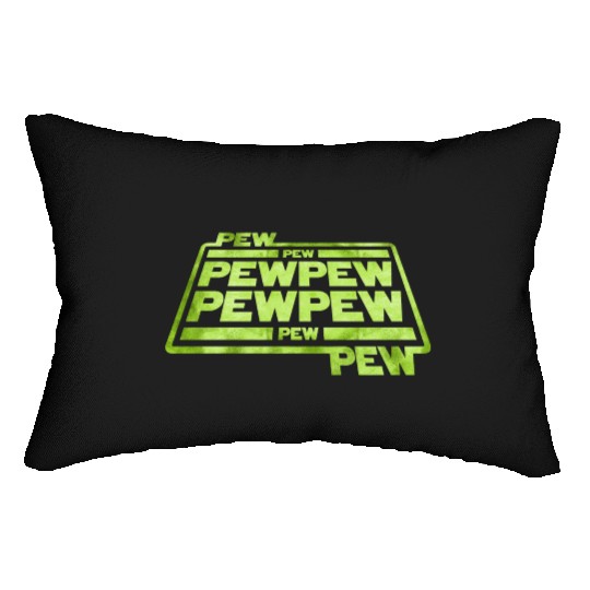 Pew Pew Pew Lumbar Pillows