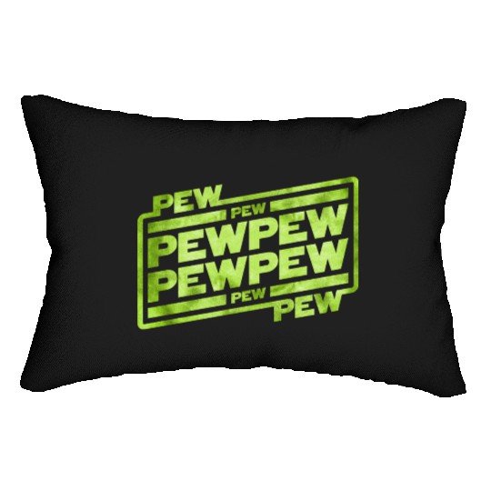 Pew Pew Pew Lumbar Pillows