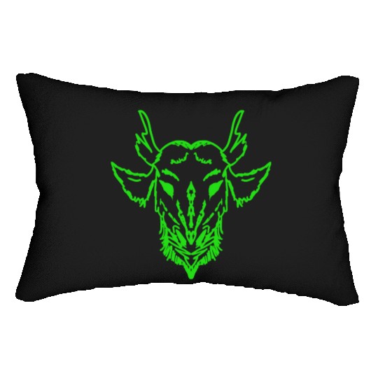 Tauren Green Lumbar Pillows