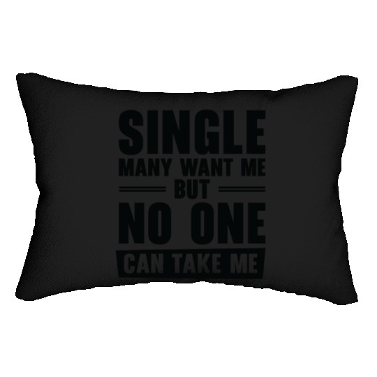 Single Relationship Solo Independent Single Quotes Lumbar Pillows