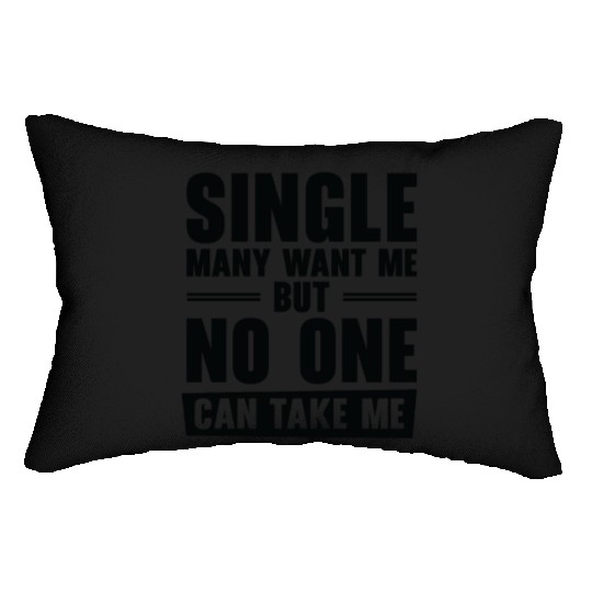 Single Relationship Solo Independent Single Quotes Lumbar Pillows
