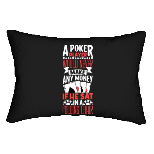 Poker Casino Poker Player Gambling Roulette Gift Lumbar Pillows