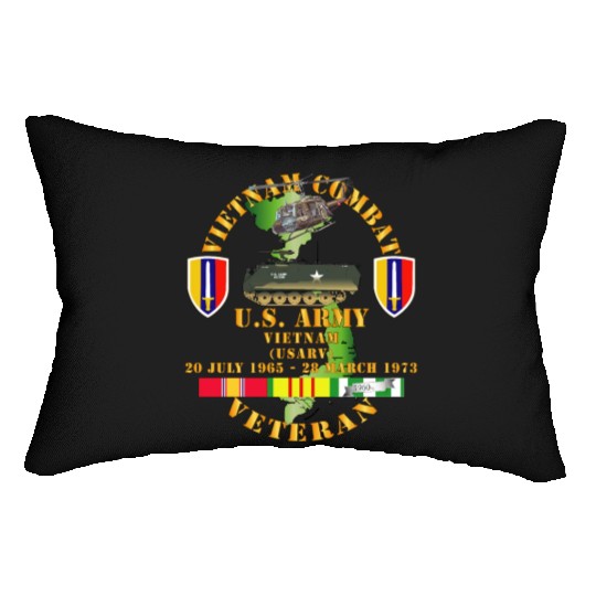Army Vietnam Combat Veteran US Army Vietnam USARV Lumbar Pillows