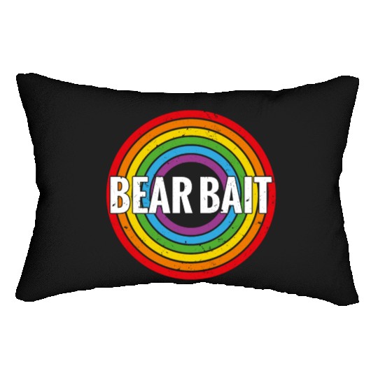 Gay Bear Bait Pride - Subgroup LGBTQ Community Lumbar Pillows