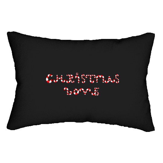 Christmas Love candy canes Lumbar Pillows