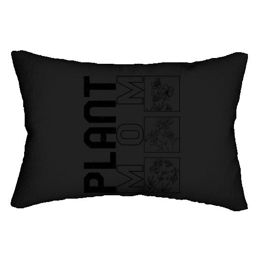 Mother Lumbar Pillows, Plant Mom Floral Botanist Lumbar Pillows,
