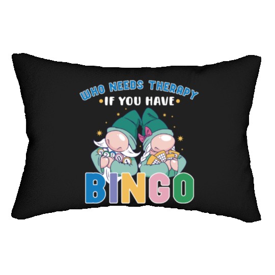 Bingo Card Game Grandma Bingo Player Bingo Cards Lumbar Pillows